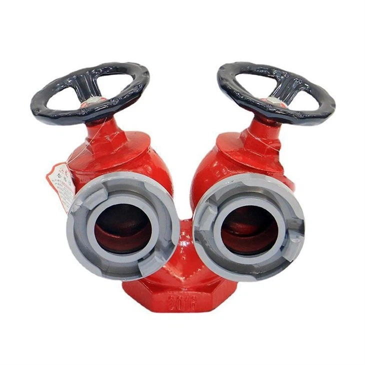 Valve de bouche d'incendie double
