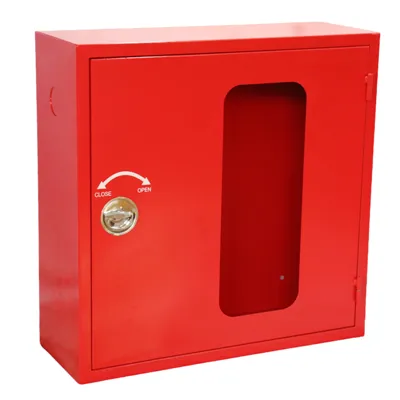 Armoire à enrouleur de tuyau d'incendie